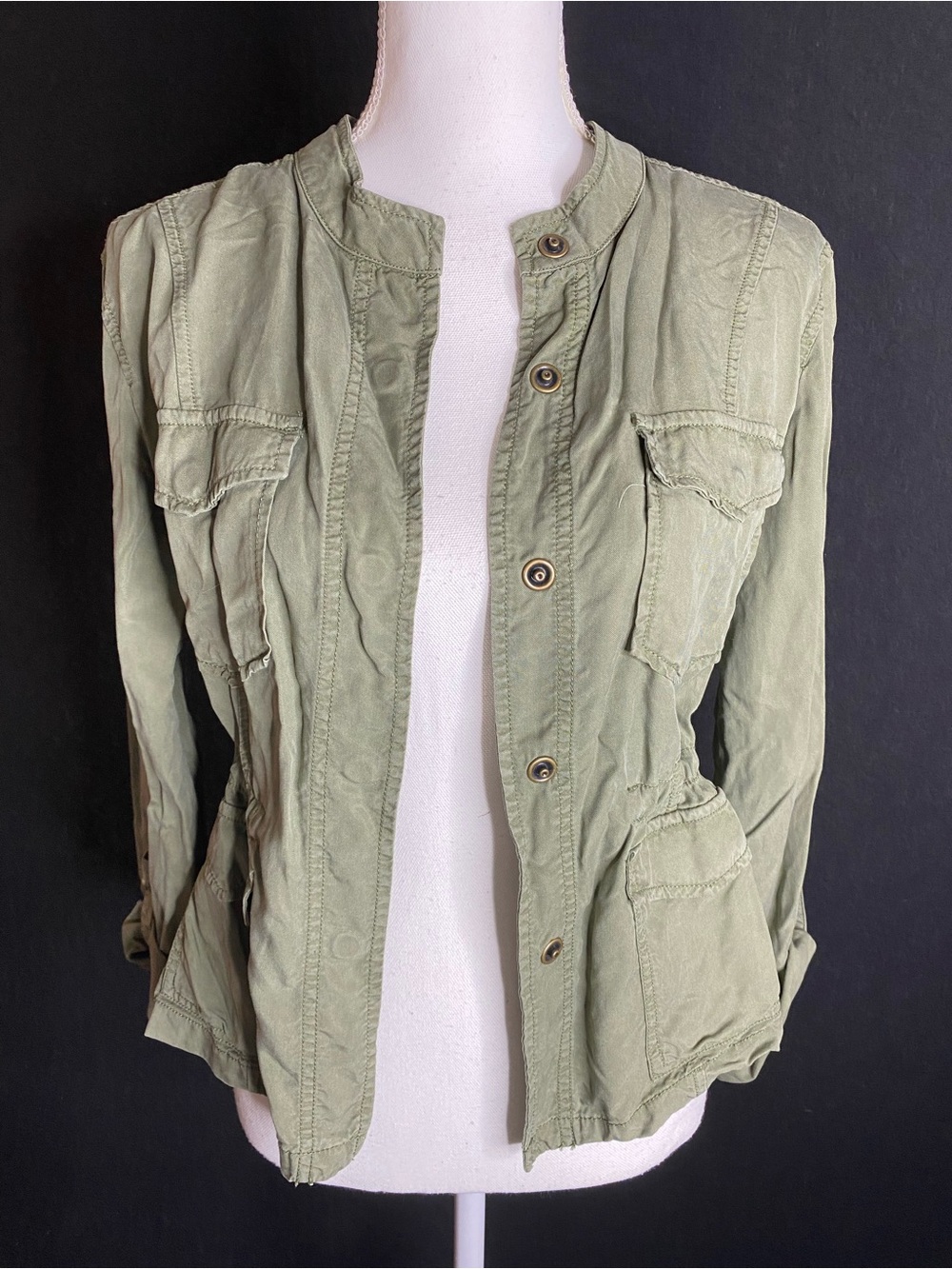 Sanctuary Light Olive Utility Jacket - Women's